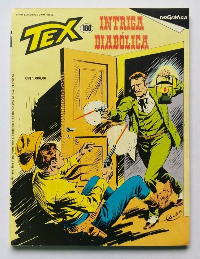 Tex Nº 180 - Intriga Diabólica (Rio Gráfica) - 1984