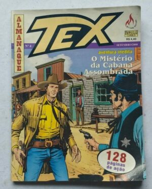 Almanaque Tex Nº 04 - O Mistério da Cabana Assombrada (Mythos Editora - Bonelli Comics) Setembro 2000