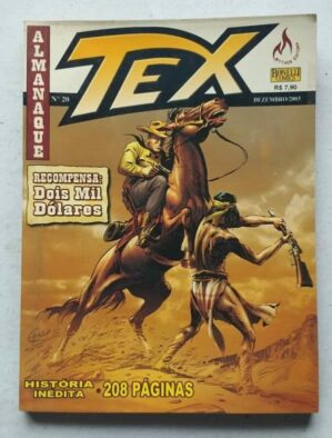 Almanaque Tex Nº 20 - Recompensa: Dois Mil Dólares (Mythos Editora - Bonelli Comics) Dezembro 2003