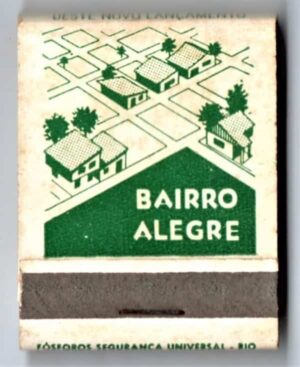 Caixa De Fosforos - Coventer Ltda Vendas de Terrenos - Bairro Alegre - Anos 50