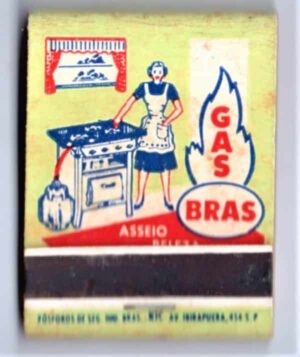 Caixa De Fosforos - Gas Bras - Anos 50