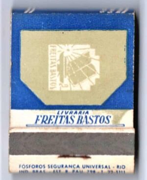 Caixa De Fosforos - Livraria Freitas Bastos - A Maior do Brasil - Anos 50