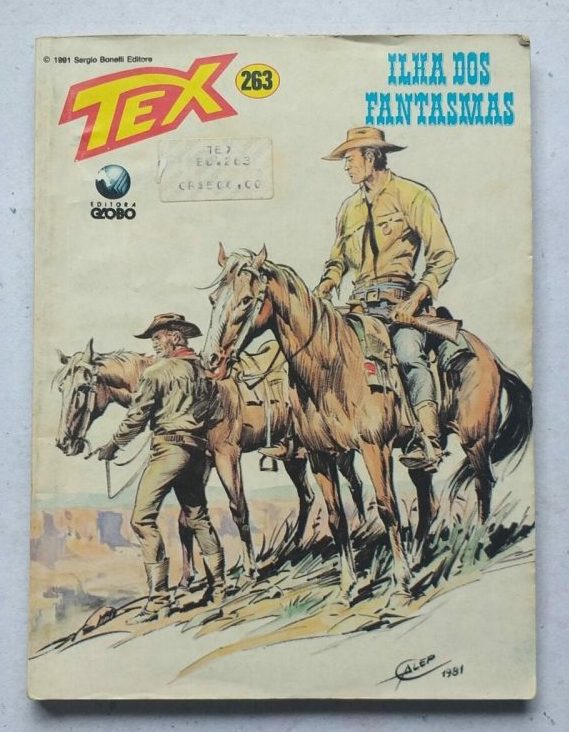 | Casa do Colecionador Tex Nº 263 - Ilha dos Fantasmas (Editora Globo) - 1991