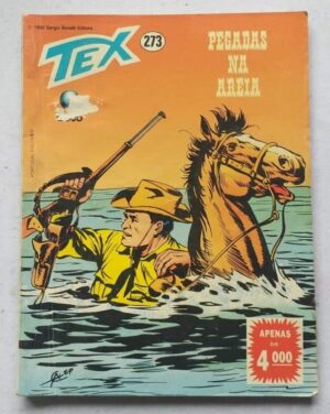 Tex Nº 273 - Pegadas na Areia (Editora Globo) - 1992