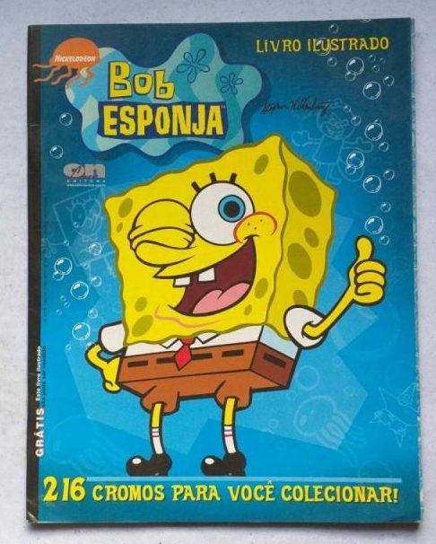 | Casa do Colecionador Álbum de Figurinhas - Bob Esponja (Apenas 1 fig colada) 2006