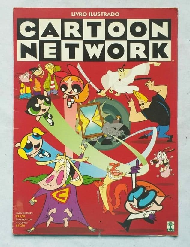 Álbum de Figurinhas - Cartoon Network (Incompleto com 116 fig coladas - SUCATA) 2002