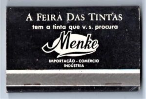 Caixa De Fosforos - Menke A Feira das Tintas - São Paulo - ( SP ) - Anos 60