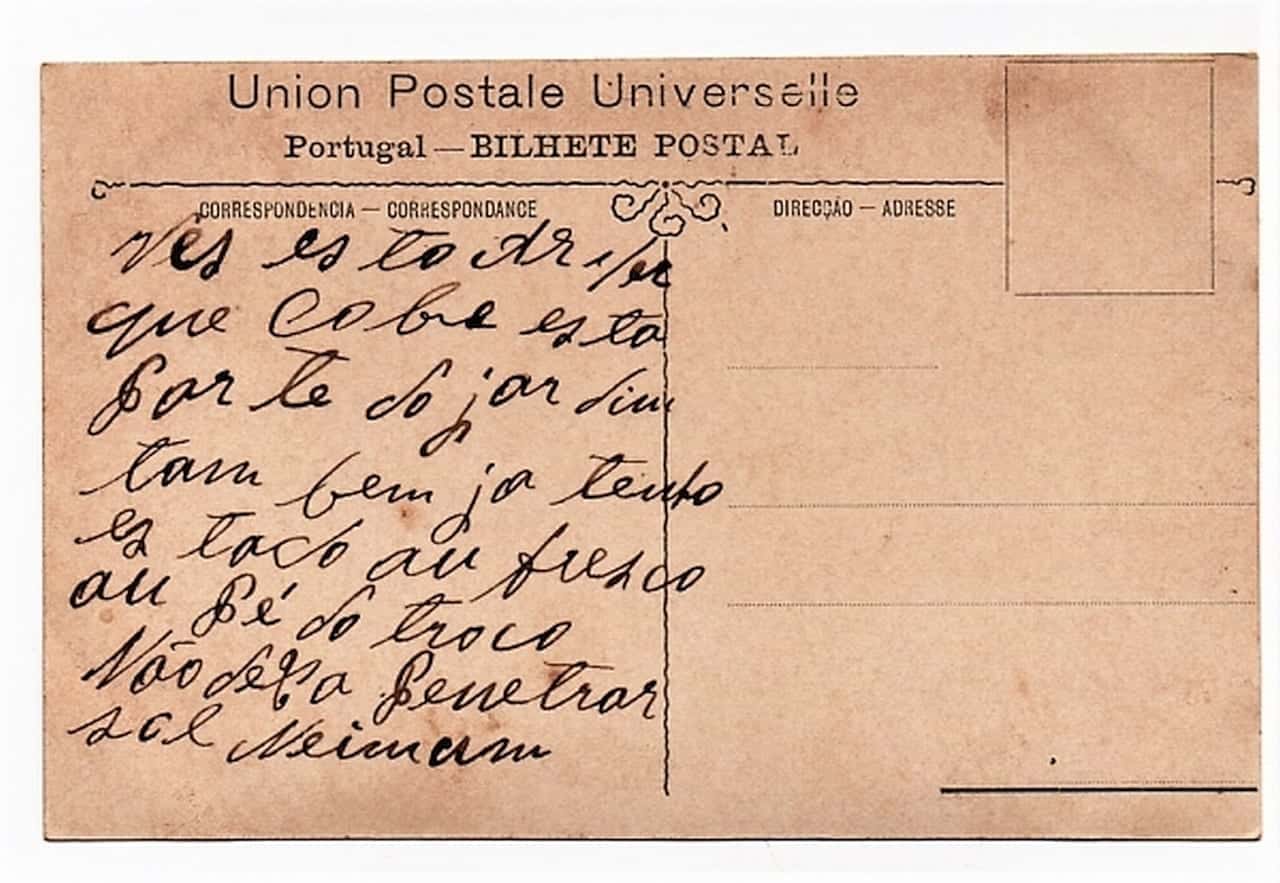 Cartao Postal Antigo - Portugal - Lisboa - Praça do Principe Real - Anos 1900 Cartao Postal Antigo - Portugal - Lisboa - Praça do Principe Real - Anos 1900