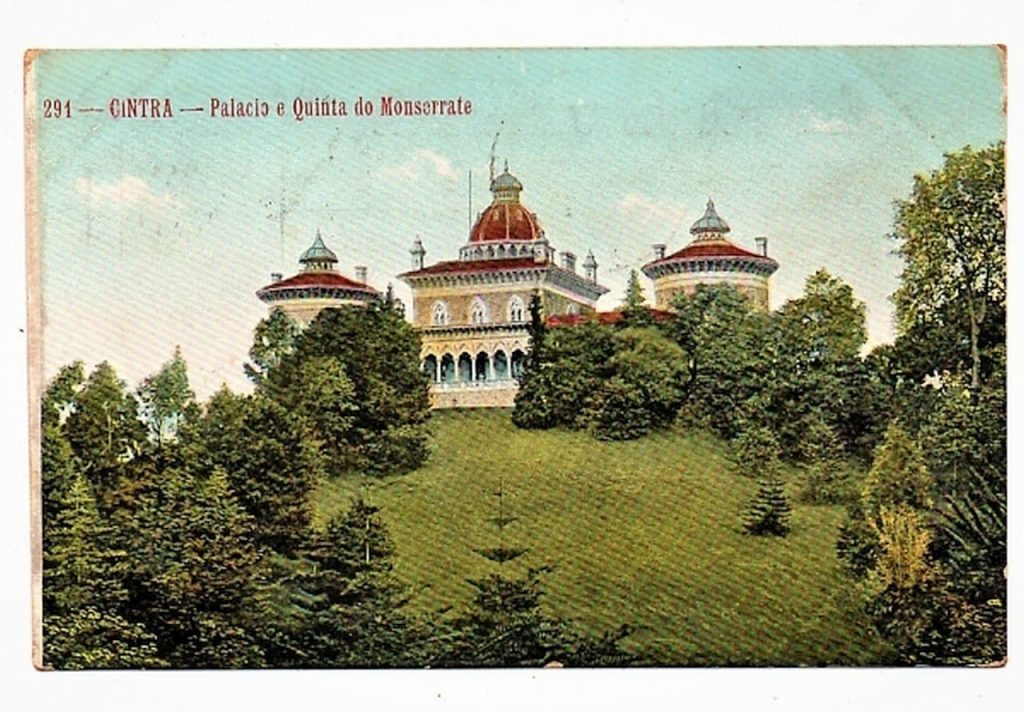 Cartao Postal - Palacio e Quinta do Monteserrate - Cintra - Portugal - Anos 1900