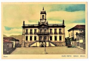 Cartao Postal Tipografico - Museu Da Inconfidencia - Ouro Preto ( MG ) - Anos 50