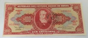 Cédula C118 - 10 Centavos de Cruzeiro Novo (Sob) - Série 915ª - Ano 1967