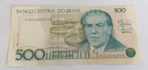 Cédula C192 - 500 Cruzados (FE) - Ano 1988