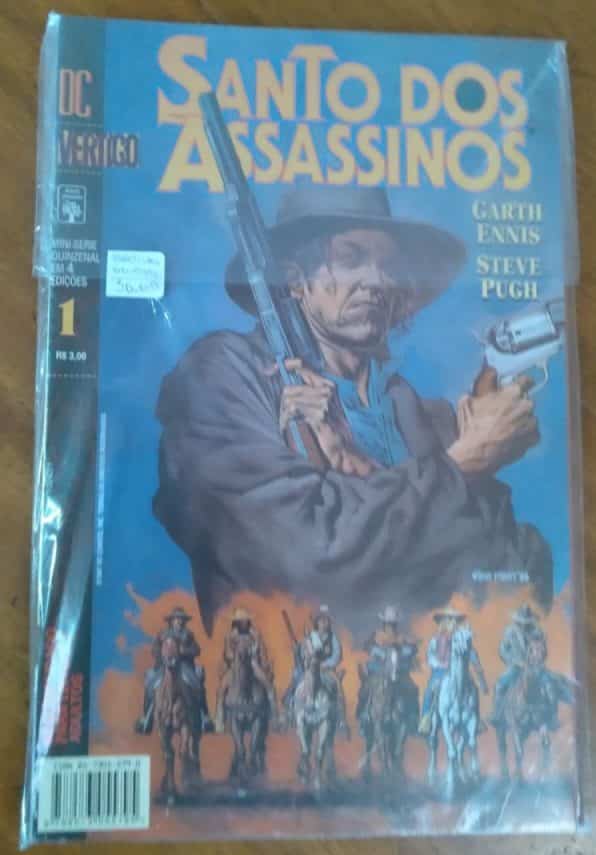 Gibi Usado Santo dos Assassinos mini série completa / Garth Ennis / Ed Abril