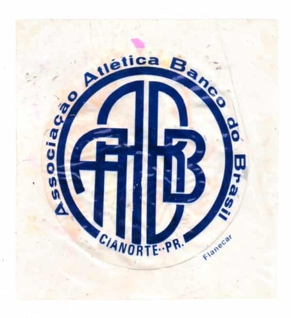| Casa do Colecionador Plastico Adesivo - Associação Atlética Banco do Brasil - Cianorte ( PR ) - Anos 70