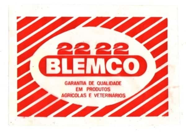Plastico Adesivo - Blemco Produtos Agrícolas e Veterinários - Anos 70