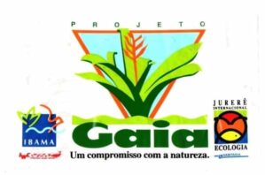 Plastico Adesivo - Projeto Gaia - Um Compromisso com a Natureza - Ibama - Anos 90