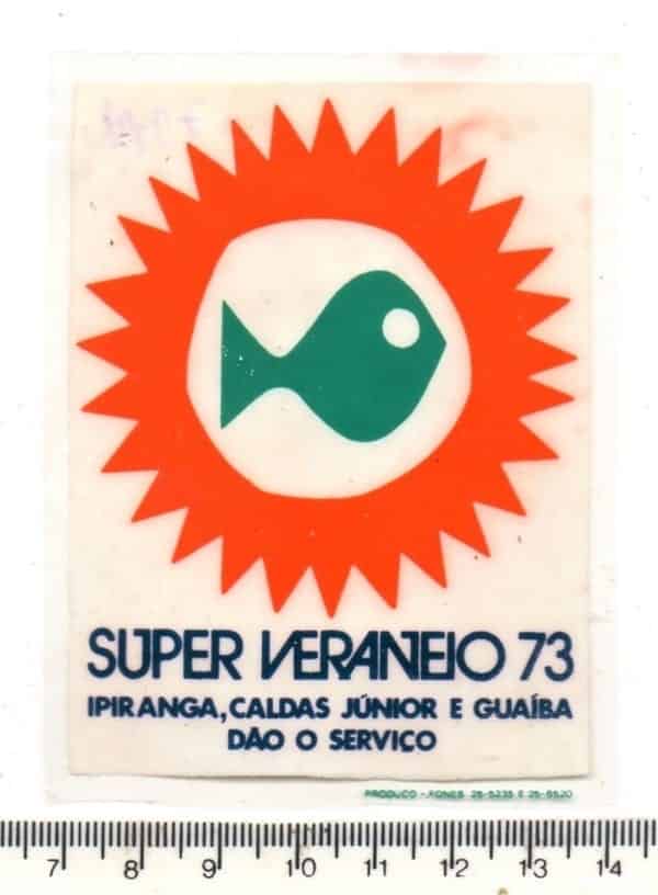 | Casa do Colecionador Plastico Adesivo - Super Veraneio 73 - Ipiranga - Caldas Novas - Guaiba ( RS ) - Anos 70