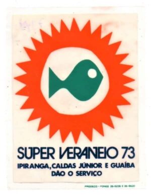 Plastico Adesivo - Super Veraneio 73 - Ipiranga - Caldas Novas - Guaiba ( RS ) - Anos 70