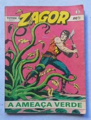 Zagor Nº 03 - A Ameaça Verde (Editora Record) Outubro 1989