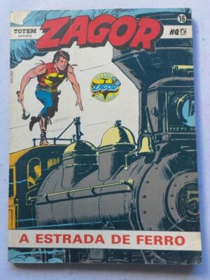 Zagor Nº 16 - A Estrada de Ferro (Editora Record) Janeiro 1991