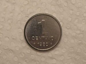 1 Centavinho - 1980 / Data Escassa - Sob/Fc - Cod.140.4