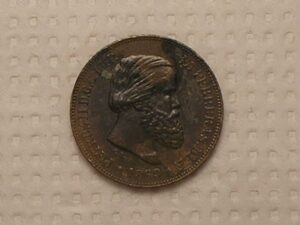 10 Réis - 1869 Petrus II / Bronze / Mbc perfeita / Cod. 250.2