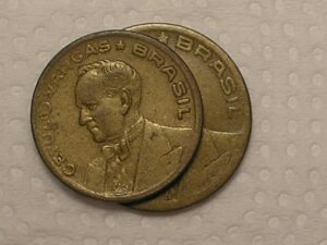 20 e 50 centavos - 1944 Sem a Sigla - Bz/al - Cod. 140.3