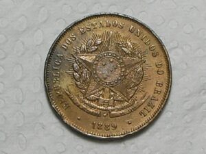 20 Réis - 1889 / Bronze / Mbc / Cod. 260.2