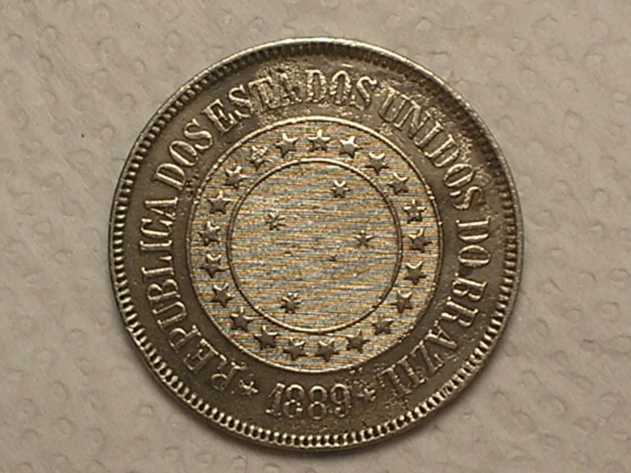200 Réis - 1889 / República / Mbc / Cod. 560.1