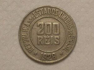 200 Réis - 1928 / Data Escassa / Mbc / Cod. 410