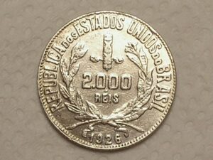 2.000 Réis - 1926 / Data difícil / Busto / Prata / Cod.370.2
