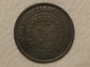 40 Réis - 1897 ... Em Bronze / Mbc / Cod. 720.3