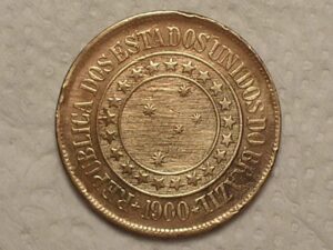 40 Réis - 1900 ... em Bronze / Mbc / cod.490