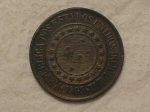 40 Réis - 1909 / Bronze / Mbc / Cod. 720.1