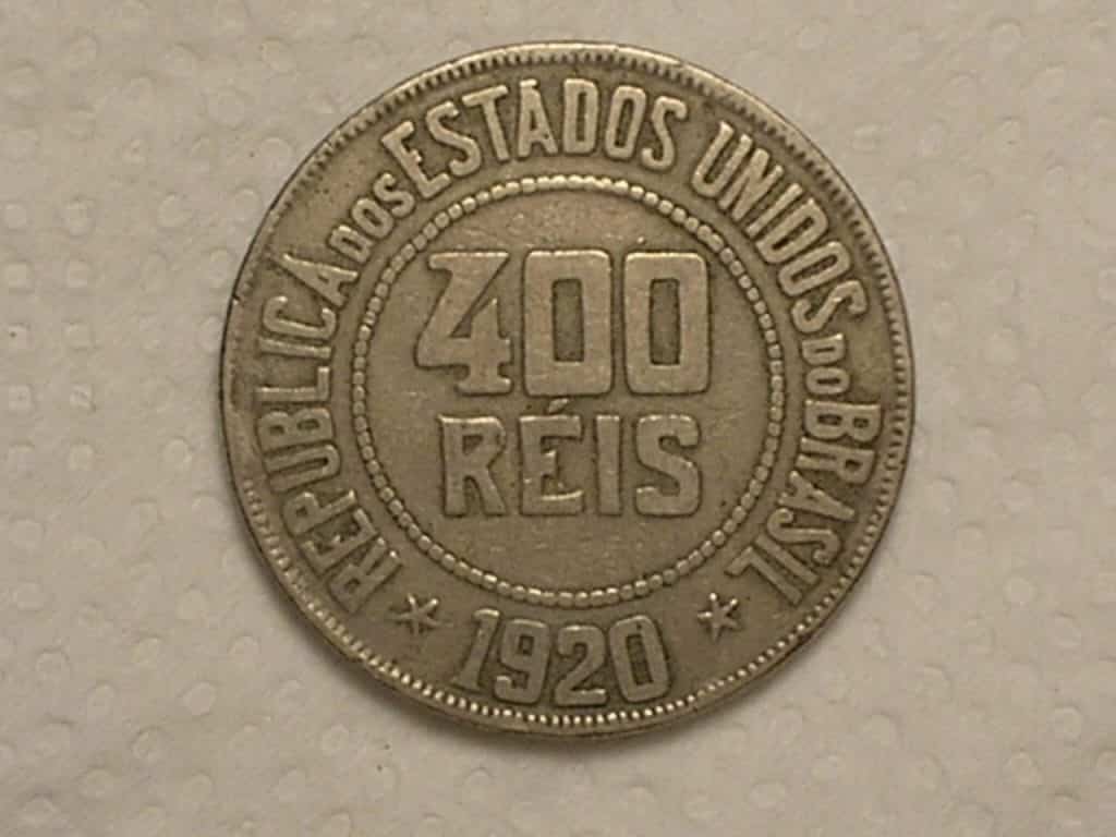 400 Réis - 1920 / Mbc / Cod. 410