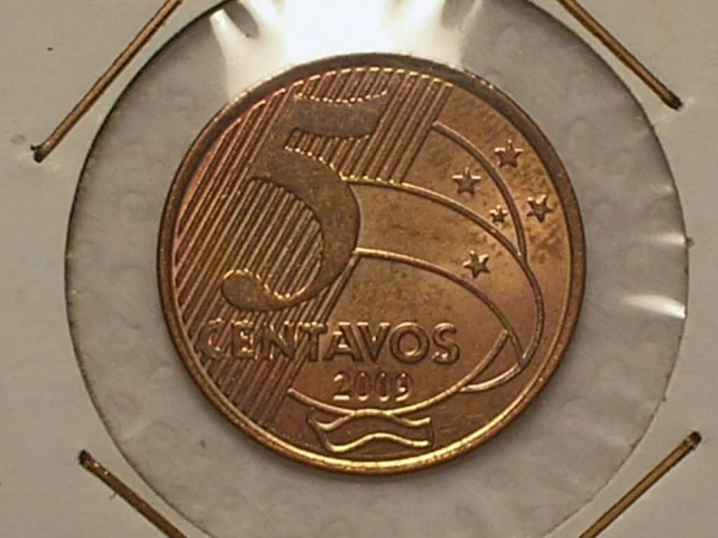 5 Centavos - 2009 / Flor de Cunho / Cod.530