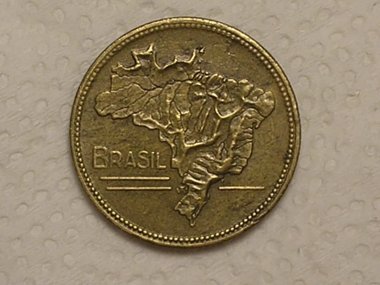 5 Cruzeiros - 1943 ... Mapa duplo ao Norte do Brasil - Mbc/S - Bz/al / 380.5