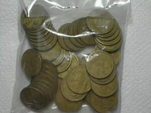 50 Moedas de 2 Cruzeiros Mapa em Bronze/al bom para coleções e trabalhos em geral tipo aneis, pulsiras e etc/ Cod. 002