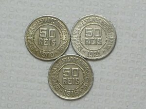 50 Réis - 1918/1919/1921 - Cu/Niquel - cod. 100.7