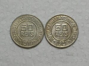 - 50 Réis - 1919 / 1921 - Niquel / Cod. 290.8