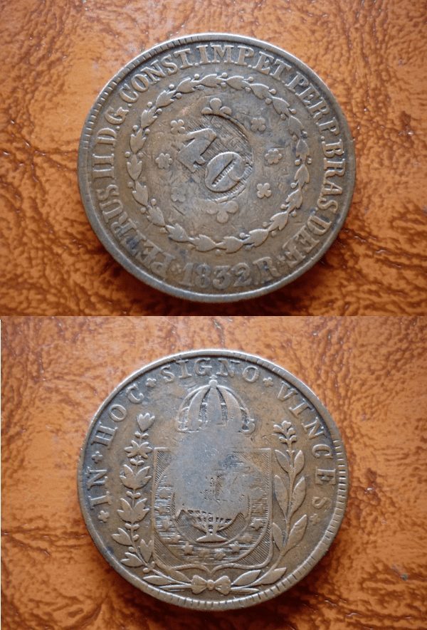 80 RÉIS 1832R CAR. DE 40 .