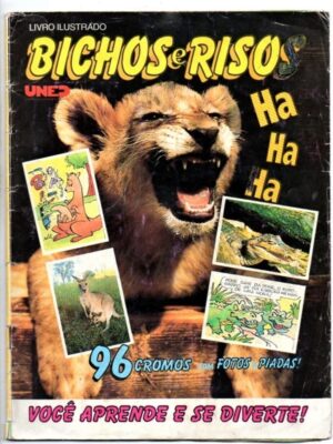Album De Figurinhas Bichos e Risos - Uned - 1994 Completo