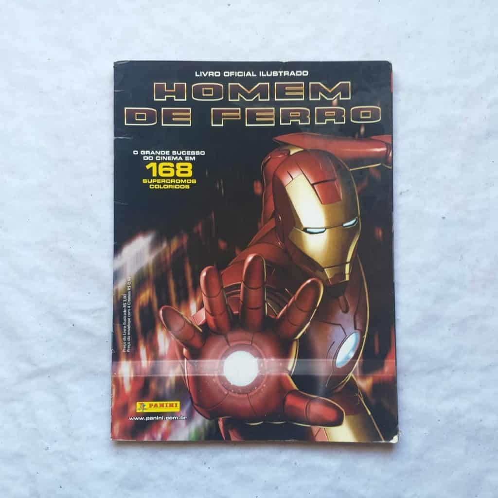 Álbum de Figurinhas - Homem de Ferro (Incompleto com 60 fig coladas - SUCATA) 2008