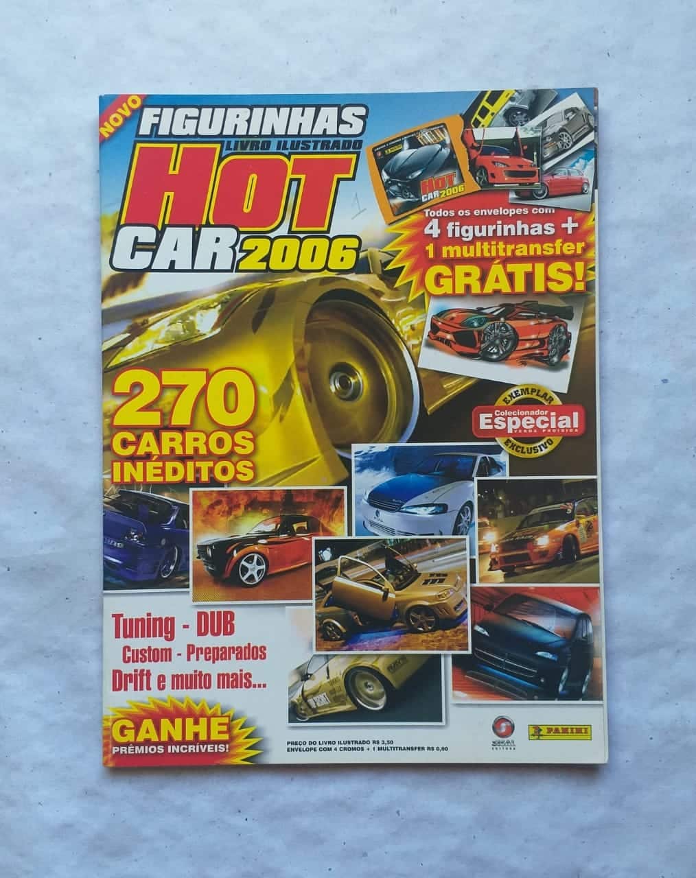 Álbum De Figurinhas - Hot Car 2006 - Exemplar Exclusivo De Colecionador ...