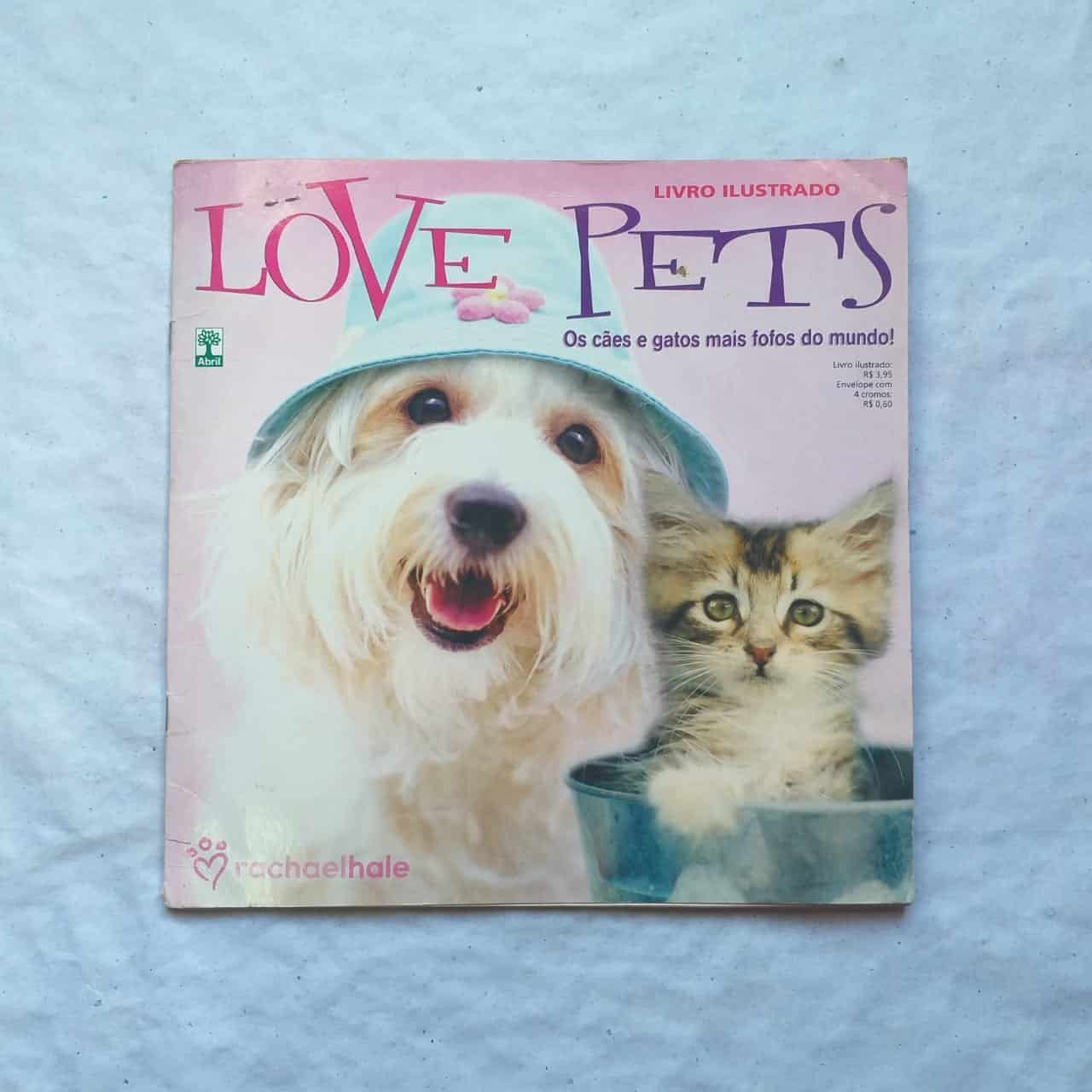 Álbum de Figurinhas - Love Pets (Incompleto com 54 fig coladas) 2007