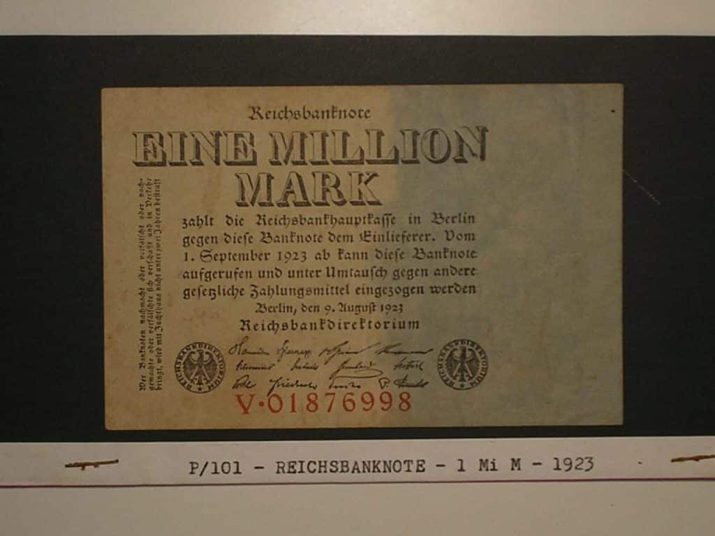 Alemanha 1 Millionen Mark 1923 Pick 101 Mbc Berlin Uniface Ca01876998