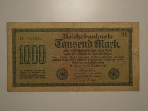 Alemanha 1000 Mark 1922 Pick 76 Mbc Berlin Ca751222