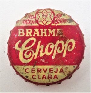 Antiga Tampinha Cerveja Brahma Chopp - Anos 60 - Vedante Cortiça