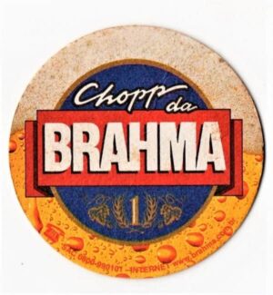 Bolacha de Chopp - Chopp da Brahma Santo de Casa Tambem Faz Milagre