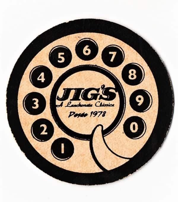Bolacha de Chopp - Jig´s - Lanchonete Classica